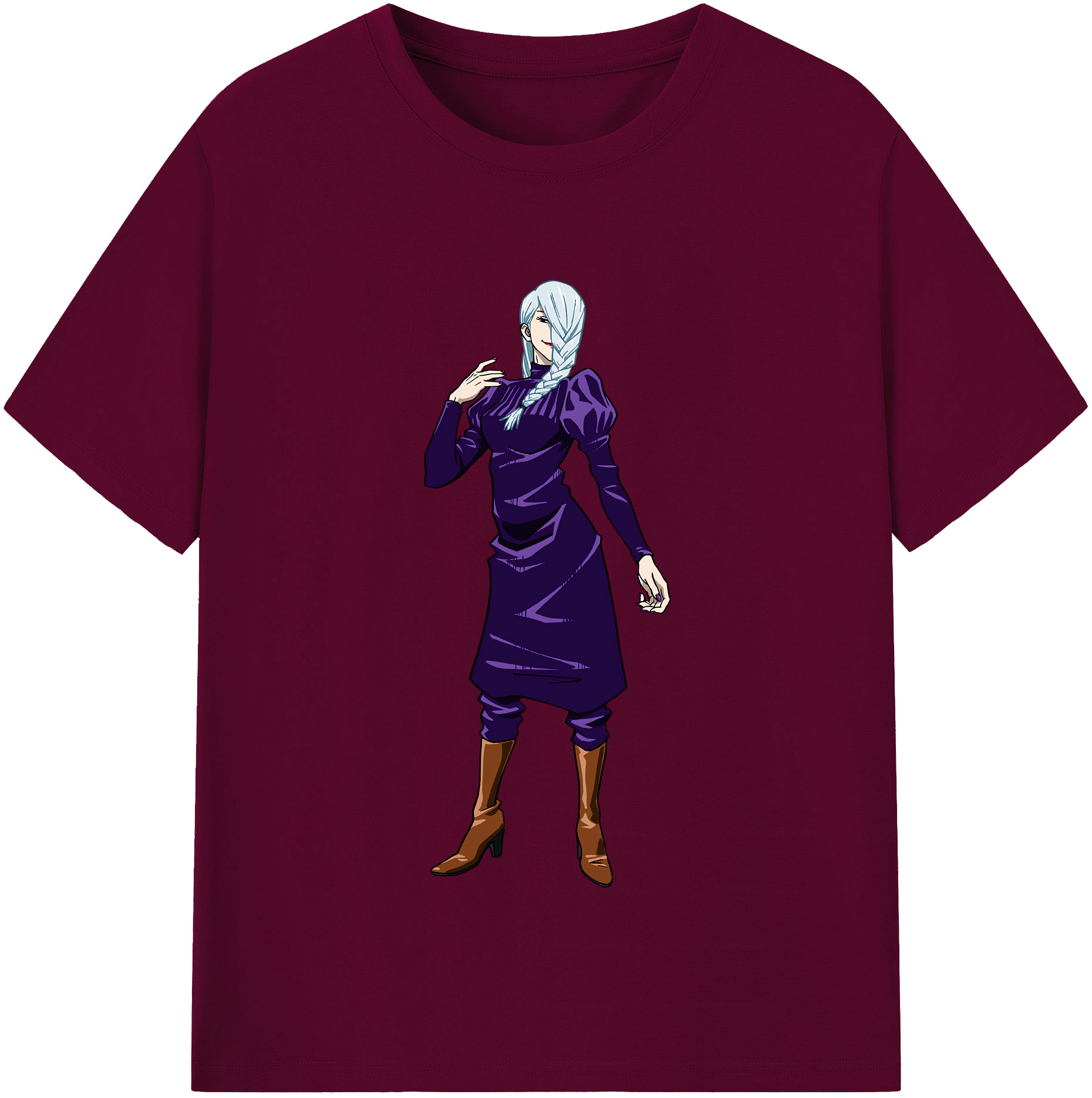 （画像用） 呪術廻戦 Jujutsu Kaisen レディースカジュアルプリントTシャツ（綿100％）
